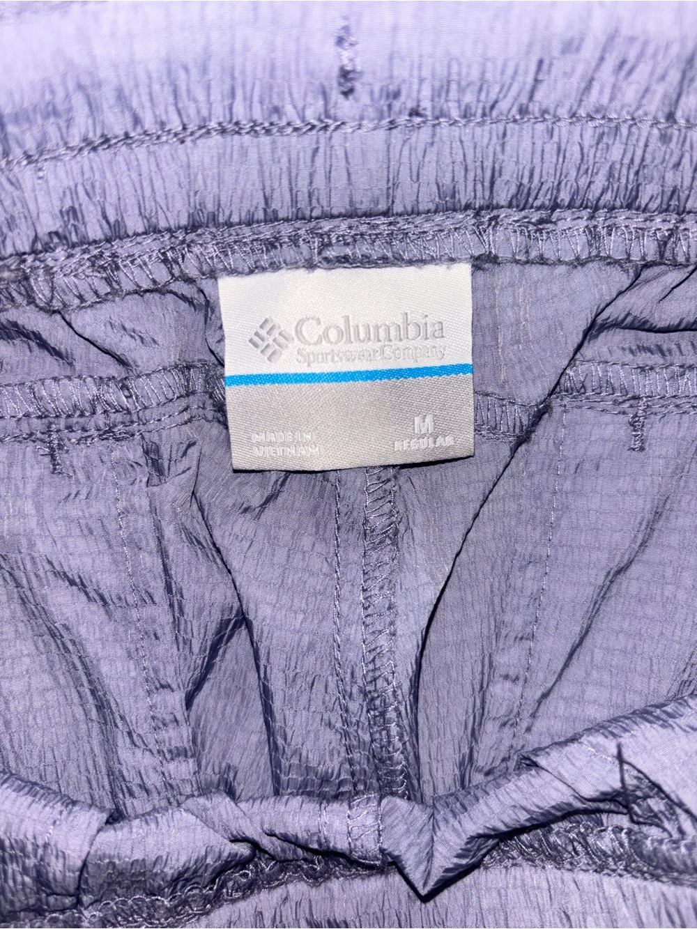 Columbia Omni Shield Hiking Joggers Active Travel Track Pants Gray Blue - Picture 5 of 7
